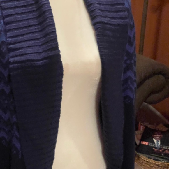 ISAAC MIZRAHI LIVE Shawl Collar Duster Sweater - Picture 5 of 8